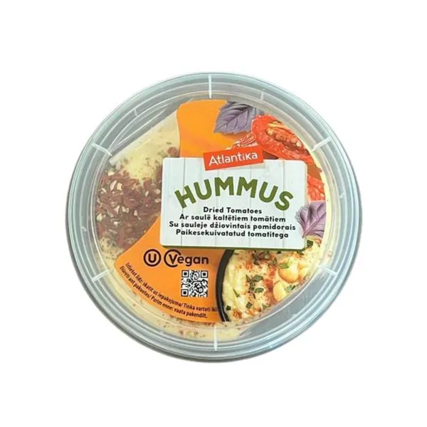 Hummus Atlantika ar kaltētiem tomātiem 200g