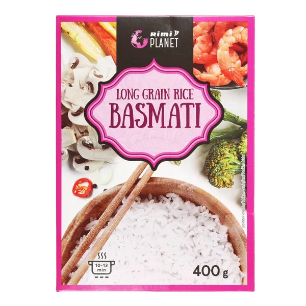 Ilgagrūdžiai basmati ryžiai RIMI PLANET, 400 g