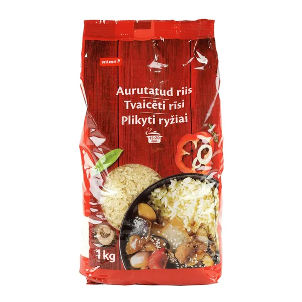 Rīsi Rimi gargraudu tvaicēti 1kg