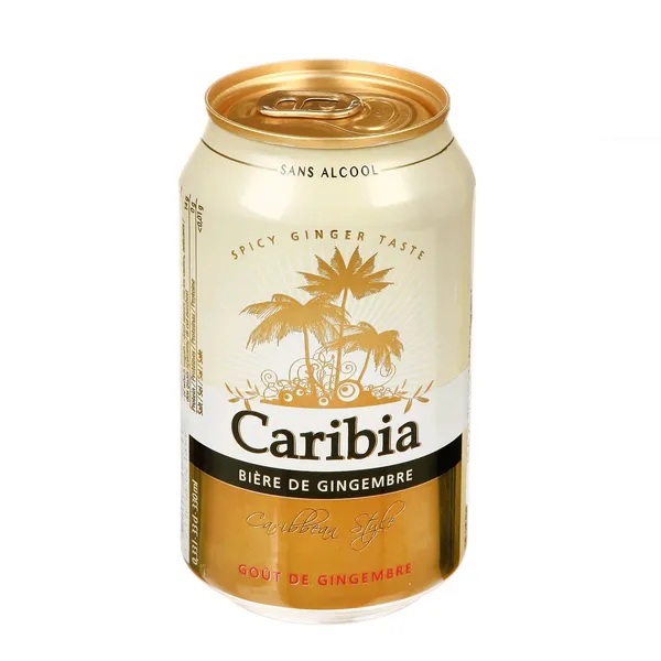 Gazuotas gaivusis imbierų skonio gėrimas CARIBIA GINGER BEER, 0,33 l
