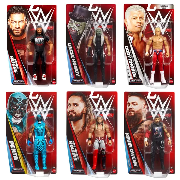 Imtynininko figūrėlė WWE BASIC ACTION, spalva ir dizainas gali skirtis, SS26