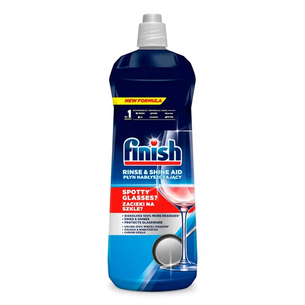 Indaplovių skalavimo skystis FINISH RINSE AID MAX LEMON, 800 ml