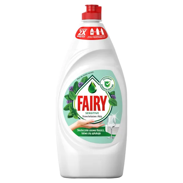 Indų ploviklis FAIRY Sensitive Tea Tree&Mint, 900ml