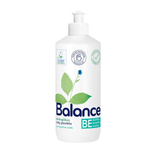 Indų ploviklis BALANCE su soda, 450 ml