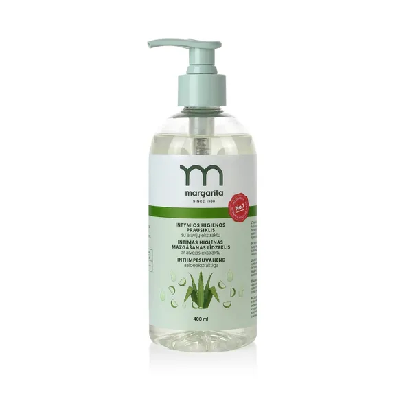Intymios higienos prausiklis su pieno baltymais MARGARITA , 400 ml
