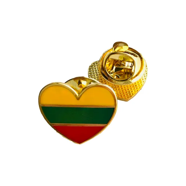 Įsegamas ženkliukas ŠIRDUTĖ LIETUVA MAIA