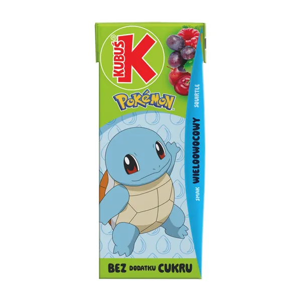 Įvairių vaisių skonio gėrimas KUBUŠ, 200 ml