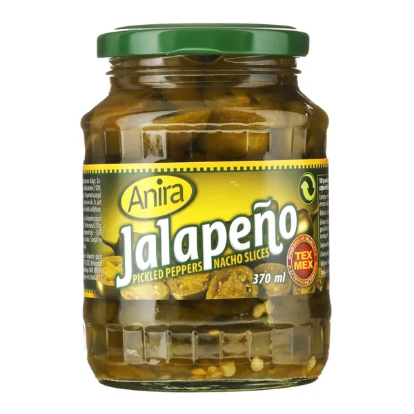 Aitriųjų Jalapeno paprikų griežinėliai ANIRA , 350 g / 190 g