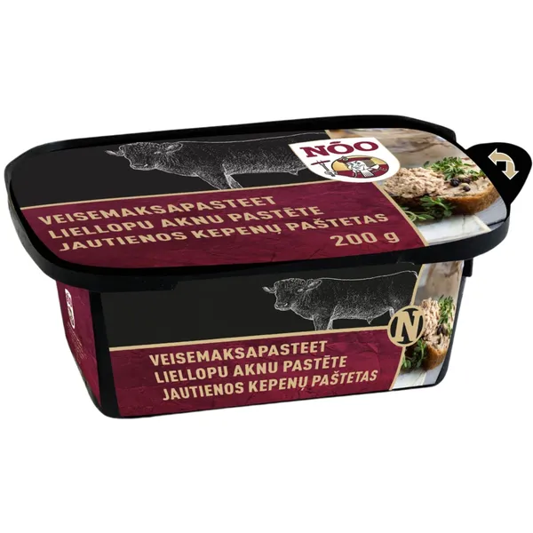 Jautienos kepenėlių paštetas Mėsos karalius, I r., 200 g