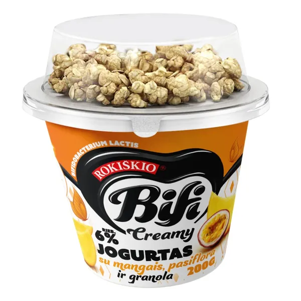 Jogurta krēms BiFi ar mango un granolu 200g