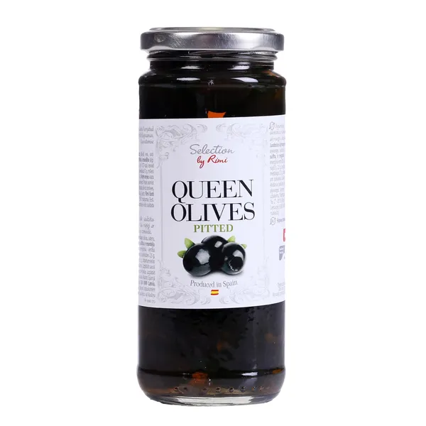 Melnās olīvas Selection bez kauliņ. 345g/160g