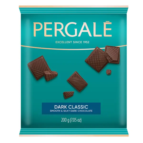 Juodasis šokoladas PERGALĖ, 200 g
