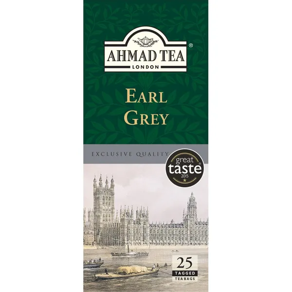 Juodoji arbata AHMAD TEA EARL GREY, 25 pak., 50 g