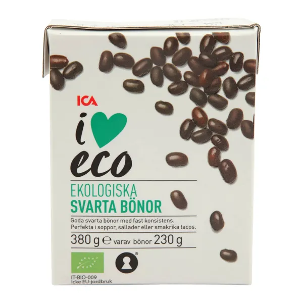 Pupiņas I Love Eco melnas 380g/230g