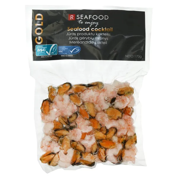 Jūros gėrybių kokteilis R SEAFOOD ASC, 210/170g