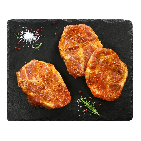 Marinuoti kiaulienos sprandinės pjausniai MEDUS ir GARSTYČIOS, 1kg