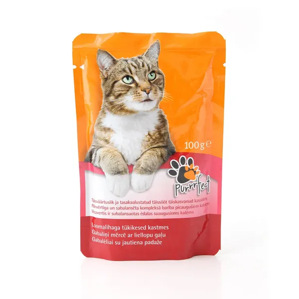 Kačių ėdalas jautiena padaže PURRRFECT, 100 g