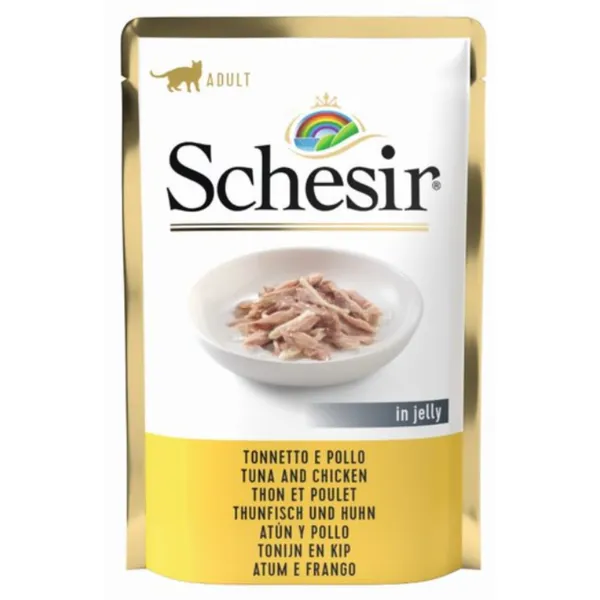 Kačių ėdalas su tunu ir vištiena SCHESIR, 85g
