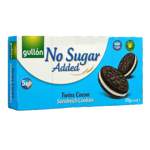 Cepumi Gullon Sandwich bez cukura 210g