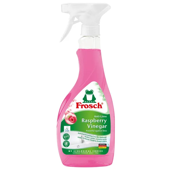 Kalkių valiklis su aviečių actu FROSCH, 500 ml