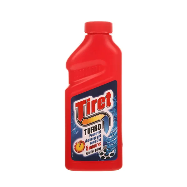 Kanalizacijos vamzdžių valiklis TIRET TURBO, 500 ml