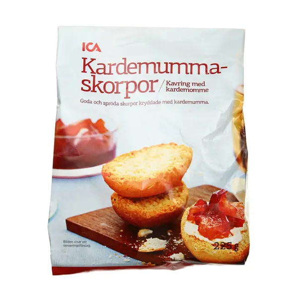Kardamoniniai džiūvėsiai ICA, 225 g