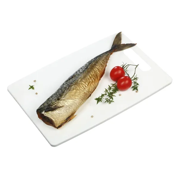 Karštai rūkytos atlantinės skumbrės be galvos, 1 kg