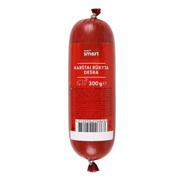Karštai rūkyta dešra RIMI SMART, 300 g