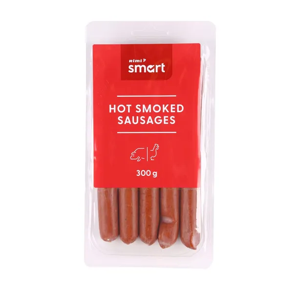 Desiņas Rimi Smart karsti kūpinātas 300g