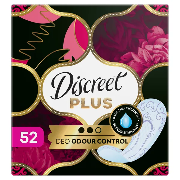 Kasdieniai higieniniai įklotai DISCREET NORMAL PLUS, 52 vnt.
