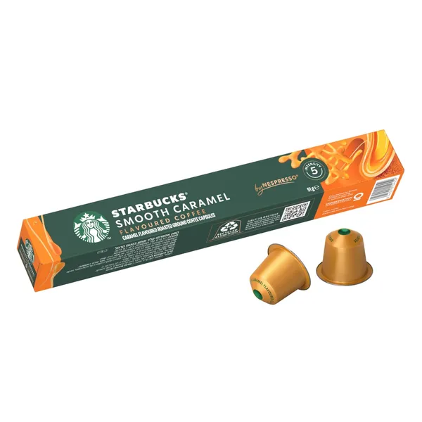 Kavos kapsulės STARBUCKS SMOOTH CARAMEL, 10 vnt. 51 g