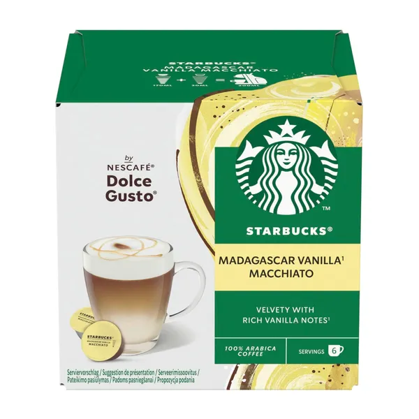 Kaf. kaps. Starbucks Vanilla Caramel 12x11g