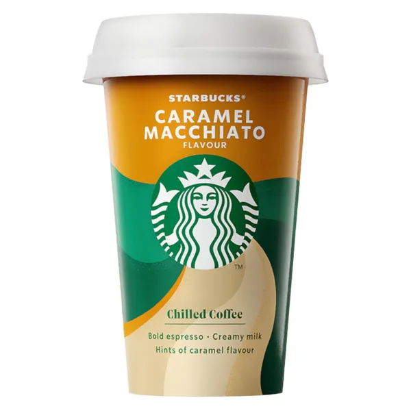 Kava karamelinė STARBUCKS MACCHIATO, 220 ml