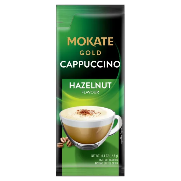 Kavos gėrimas MOKATE CAPPUCCINO GOLD HAZELNUT, 12,5 g