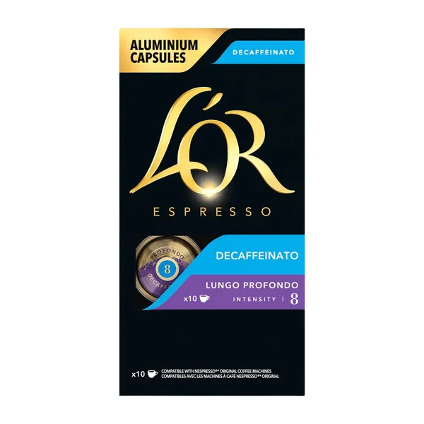 Maltos kavos kapsulės L'OR PROFONDO DECAF, 10 x 5,2 g