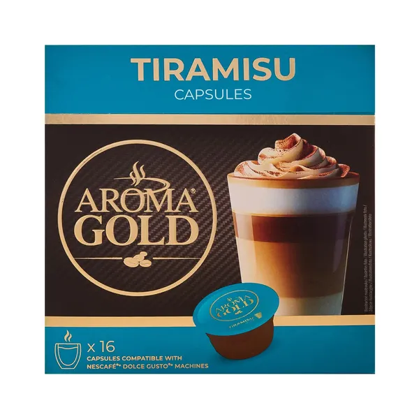 Kavos kapsulės AROMA GOLD TIRAMISU, 256 g