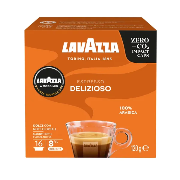 Kavos kapsulės LAVAZZA AMM „A Modo Mio Dek Cremoso“, 16 vnt x 120g