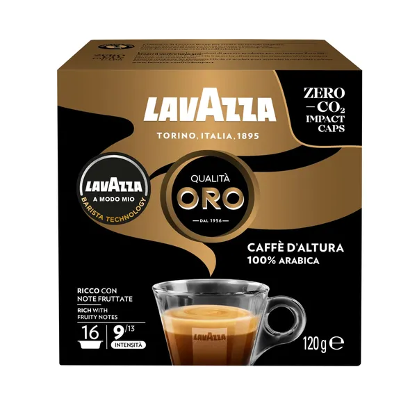 Kavos kapsulės LAVAZZA A MODO MIO MOUNTAIN GROWN, 120 g, 16 vnt.