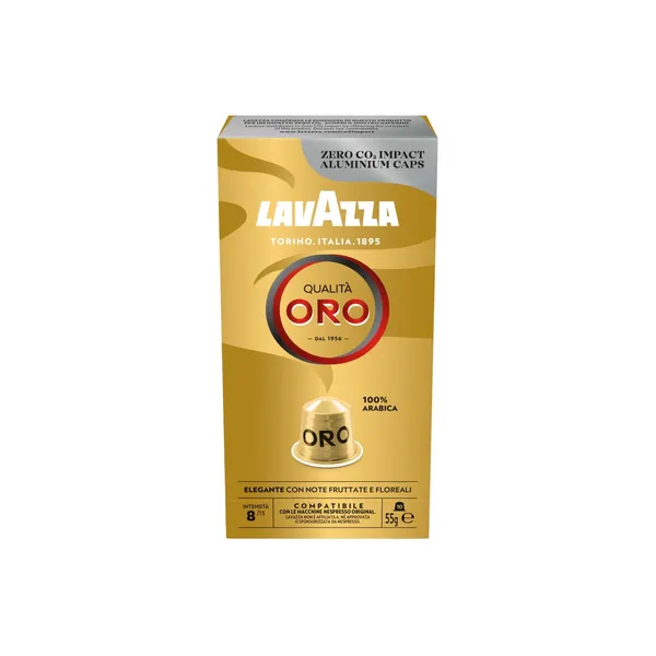 Kavos kapsulės LAVAZZA QUALITA ORO NESPRESSO, 10 vnt.