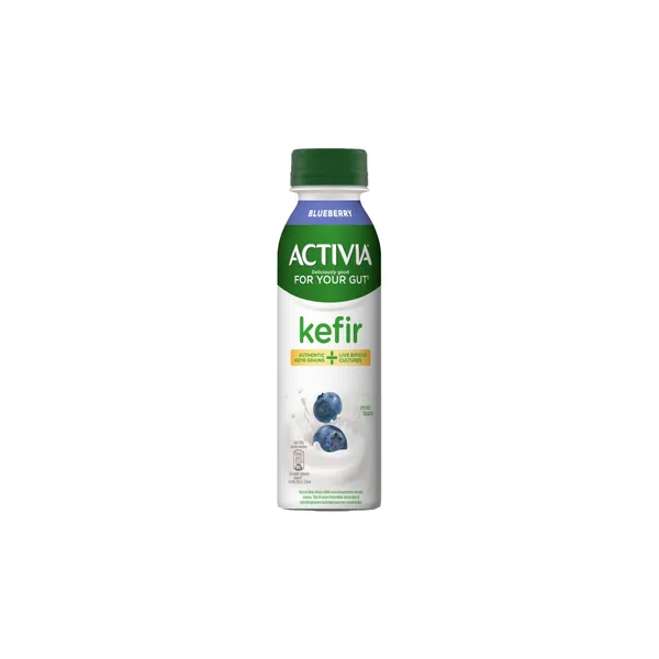 Kefyro gėrimas su mėlynėmis ACTIVIA, 3,1 % riebumo, 280 g