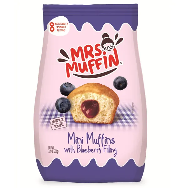 Mafini Mrs Muffin ar melleņu ievār.pild.200g