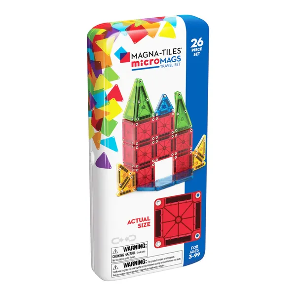Kelioninis konstruktorius MAGNA-TILES MICROMAGS, 26 det., 244026
