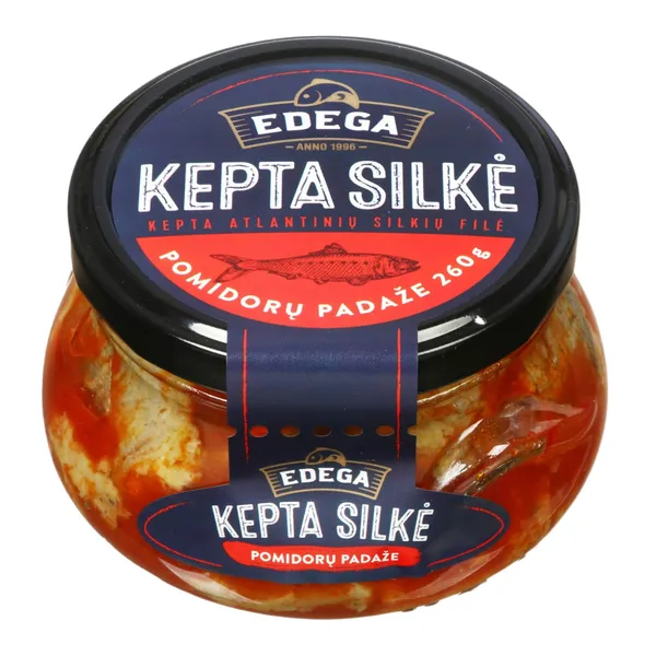 Kepta silkių filė su pomidorų padažu EDEGA, 260 g