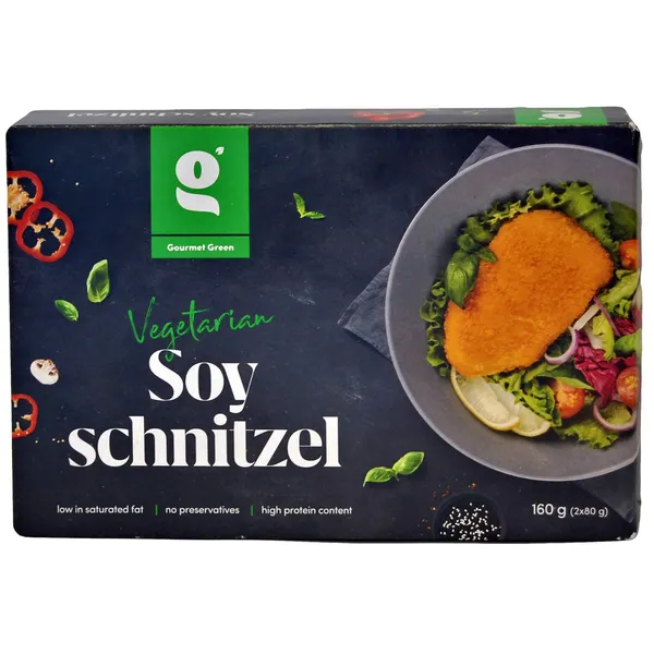 Kepti sojų šniceliai GOURMET GREEN, 160 g