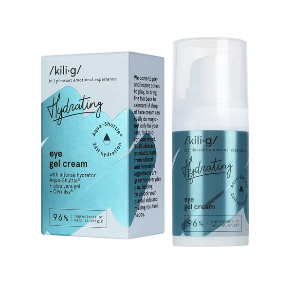 KILIG HYDRATING intensyviai drėkinantis gelinis paakių kremas 15 ml