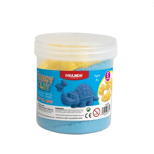 Kinetinis smėlis ir 5 formelės PAULINDA, 450 g