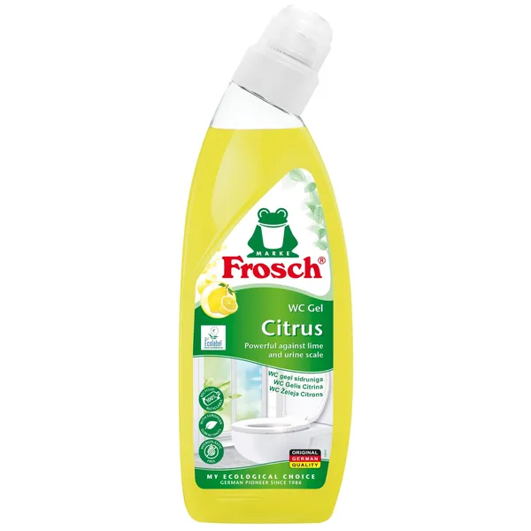 Klozeto valiklis FROSCH su citrina, 750 ml