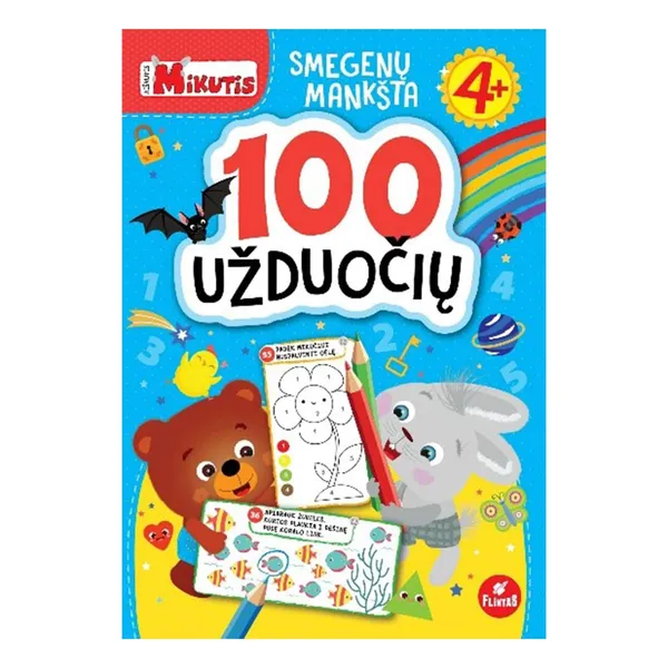 Knyga Rasa Dmuchovskienė 100 UŽDUOČIŲ KETURMEČIUI. KIŠKUTIS MIKUTIS