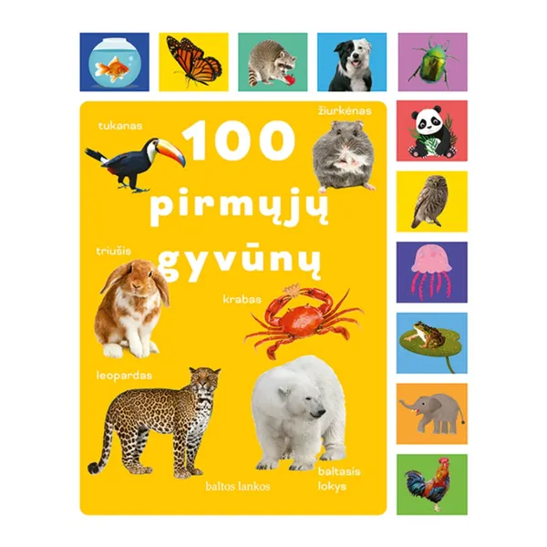 Knyga Gabjota Alūzaitė 100 PIRMŲJŲ GYVŪNŲ