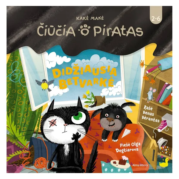 Knyga Benas Bėrantas ČIŪČIA IR PIRATAS. DIDŽIAUSIA BETVARKĖ
